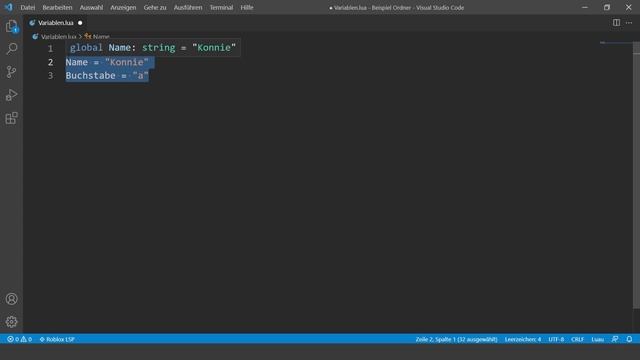 DU musst JETZT anfangen, Programmieren zu lernen! | Luau Basics deutsch #1 Variablen смотреть онлайн