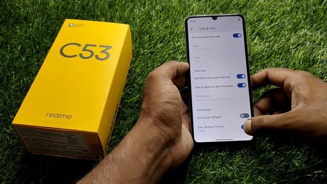 realme c53 lock screen time settings realme c53 time setting