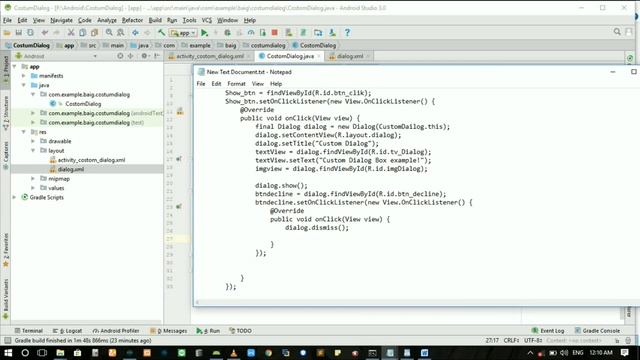 Custom Dialog Android смотреть онлайн