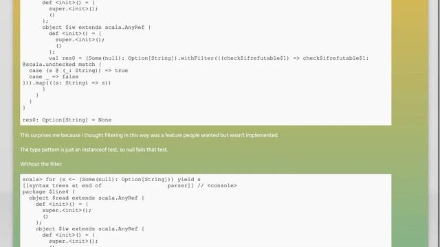 explanation on scala for comprehension with Option смотреть онлайн
