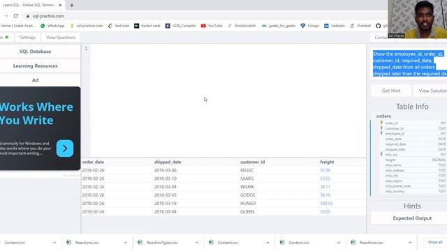 SQL for Beginners (North Wind data set easy 4) смотреть онлайн