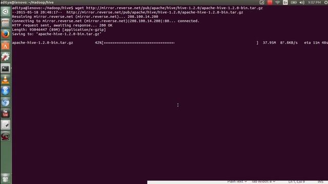 Apache Hive 1.2.0 installation(latest stable release) on Hadoop 2.6.0 cluster (Ubuntu 15.04) смотреть онлайн