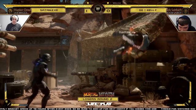 Losers Round 2 Satan.exe v GG Kellz - Mortal Mayhem MK11 Tournament - July смотреть онлайн