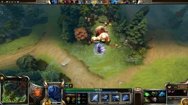 Dota 2 - учимся играть за Drow Ranger ( Тракса ) смотреть онлайн