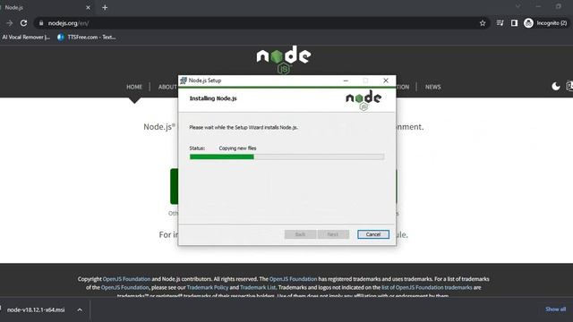 Install NodeJS смотреть онлайн