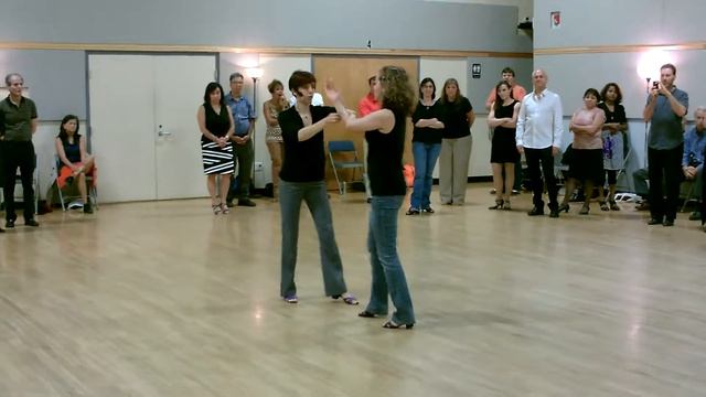 Central Jersey Dance Society No Name Dance Hustle Lesson with Stephanie Risser 09-30-2012 смотреть онлайн