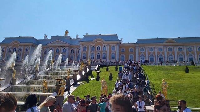 Фонтаны Петергофа. Peterhof. Видео в 4К. смотреть онлайн