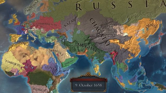 EU4 But all provinces are gold - EU4 Timelapse смотреть онлайн