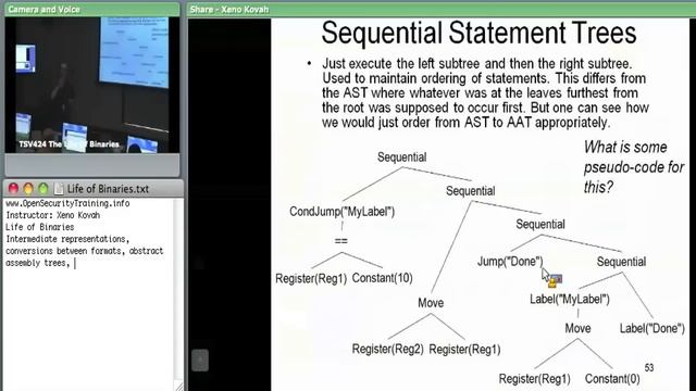 OpenSecurityTraining: The Life of Binaries (Day 1, part 2) смотреть онлайн