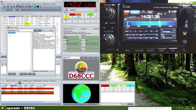 Icom 7300 и режим CW с LogHX смотреть онлайн