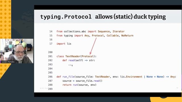 Keynote: Type hints, protocols, and good sense - Luciano Ramalho смотреть онлайн