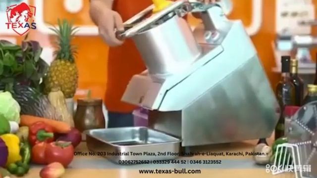 Texas Bull Vegetable Cutter Model QC205A смотреть онлайн