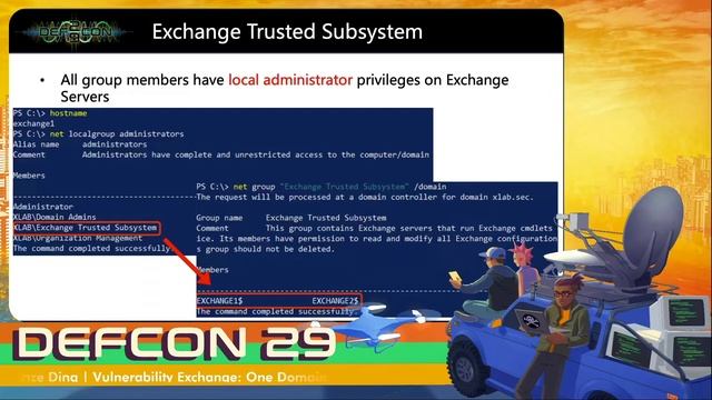 DEF CON 29 - Tianze Ding - Vulnerability Exchange: One Domain Account For More Than Exchange Server смотреть онлайн