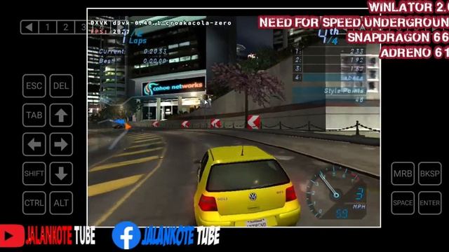 NFS UNDERGROUND WINLATOR 2.0 | SNAPDRAGON 665 | ADRENO 610 смотреть онлайн