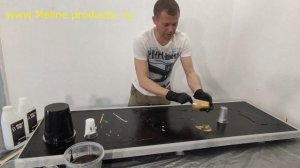 Набор №63. Столешница своими руками. ЛДСП и эпоксидная смола Metally epoxy.