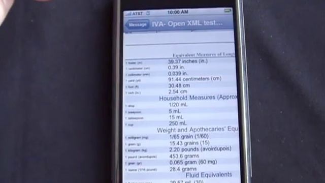 Open XML support on Apple iPhone смотреть онлайн