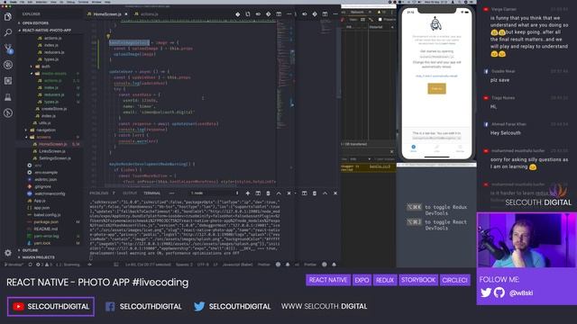 React Native PhotoApp | Firebase Storage S01E13 смотреть онлайн