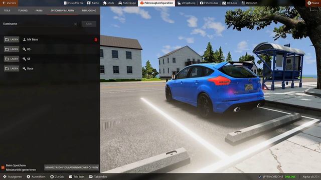 Ford Focus RS (2016) in BeamNG #389 смотреть онлайн