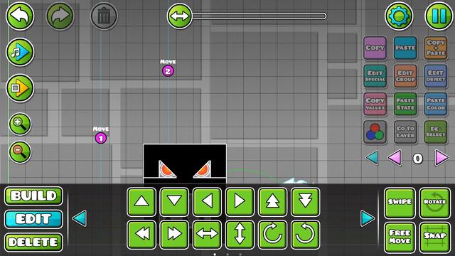 tutorial geometry dash _Делаем жесть_(как сделать босса) смотреть онлайн