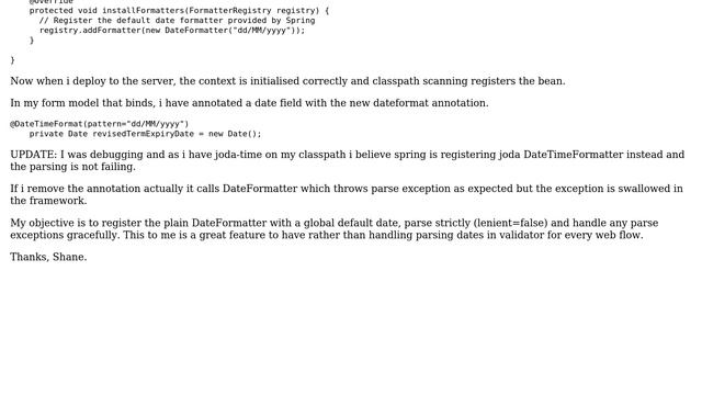 Spring webflow and type conversion for date formatting смотреть онлайн