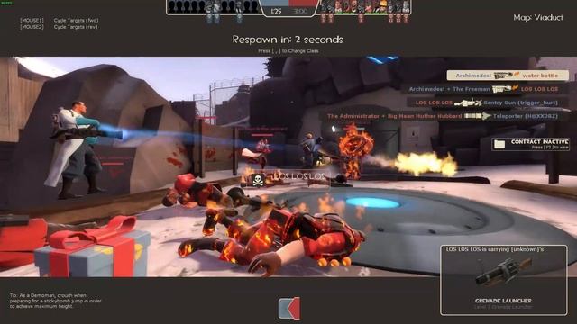 Erasing bot kind with demo knight in Team fortress 2! смотреть онлайн