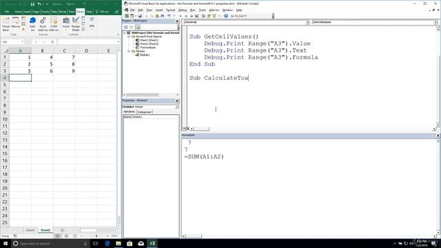 Excel VBA Programming - Range References | 5 - The Formula and Formula R1 C1 Properties смотреть онлайн