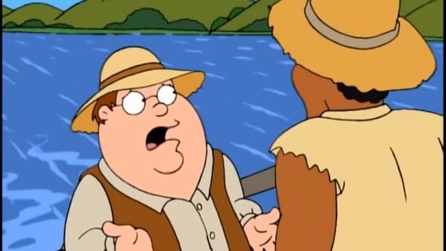 Family Guy - "My great-grandfather Huck Griffin rafted down the Mississippi" смотреть онлайн