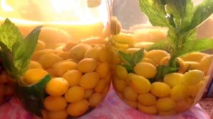 Очень полезный компот на Зиму из алычи и мяты