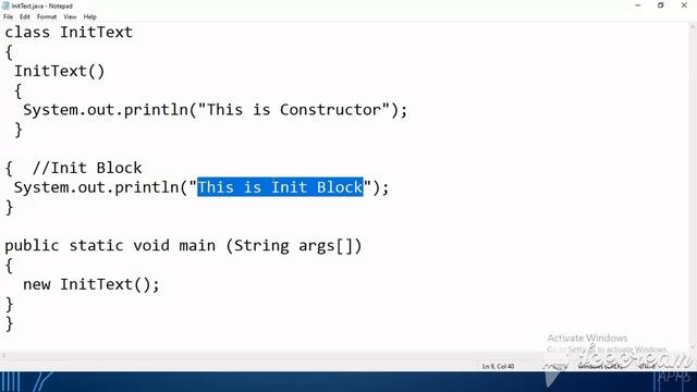 Init Block Coding In Java || Explain in Easy Way || In Hindi смотреть онлайн