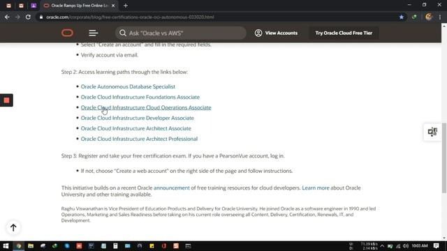 Oracle Free Certifications in Detail | Oracle Autonomous Database | OCI | English | 2020 смотреть онлайн