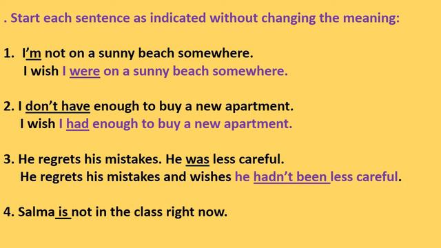 I wish / If only (solved exercises) смотреть онлайн