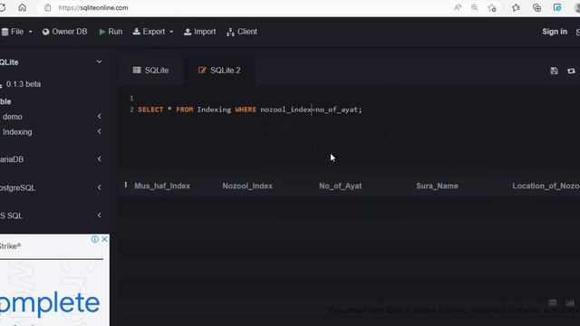 SQL First Table to Create عربي смотреть онлайн