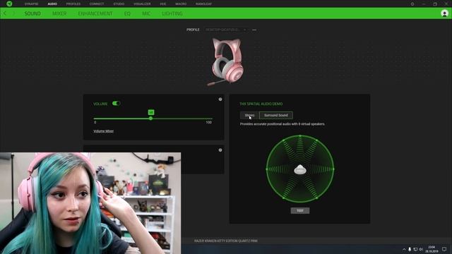 NOWE świecące uszka! Razer Kraken Kitty edition! смотреть онлайн