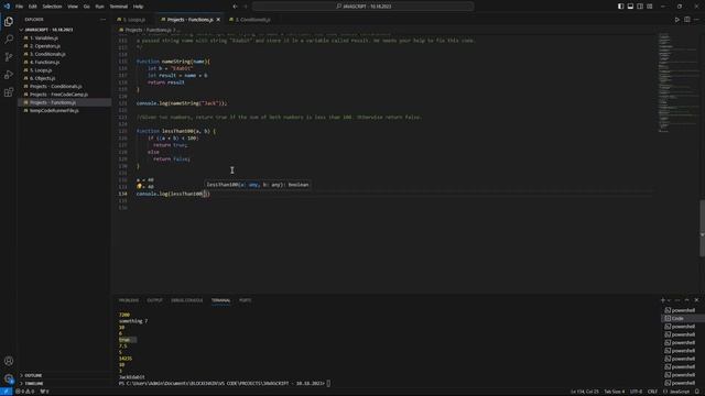 JAVASCRIPT LEARNING WORKFLOW: LESSON 4 - FUNCTIONS 2/2 смотреть онлайн