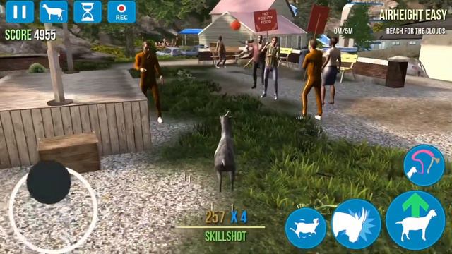 how to play basket ball in gs (Oof sound low key vers) - goat simulator смотреть онлайн