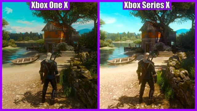 The Witcher 3 Xbox One X VS Xbox Series X Next Gen Patch Graphics Comparaison смотреть онлайн