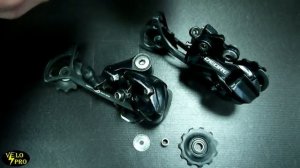 Разница между задними переключателями велосипеда shimano по уровням.