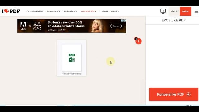 Cara Mengubah file Excel ke PDF Secara Online Tanpa Aplikasi смотреть онлайн