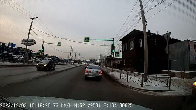 #ПДД. #Чутьбылонебыло. г. Иркутск. Выезд через двойную сплошную. г/н О333КС38 смотреть онлайн