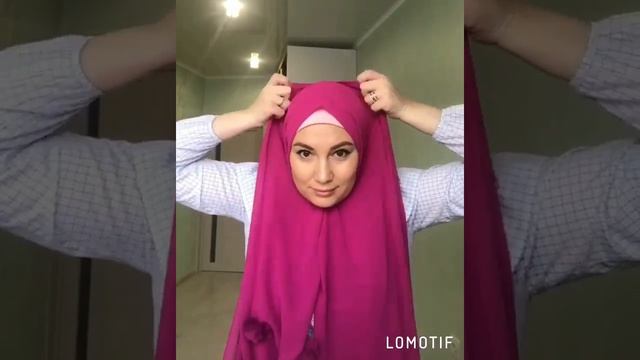 Как просто завязать платок, завязать тюрбан, мусульманка, tutorial hijab смотреть онлайн