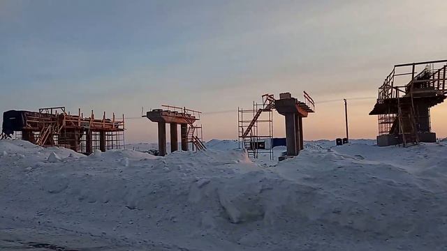 Строительство путепровода над трассой М-7 в обход Набережных Челнов смотреть онлайн