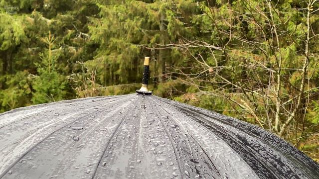 Sound of rain under umbrella, 10 minutes of relaxation. смотреть онлайн