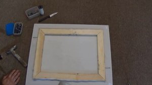 Как закрепить раму на картине. Художник Дмитрий Ревякин.