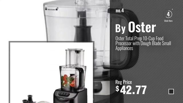 Best Oster Food Processor [2018]: Oster FPSTFP1355 2-Speed 10-Cup Food Processor, 500-watt смотреть онлайн