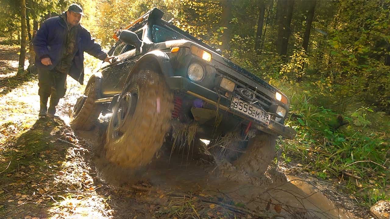 Что творит эта Турбо Нива на бортовых редукторах поспорили с Jeep и Уаз оффроад на бездорожье смотреть онлайн