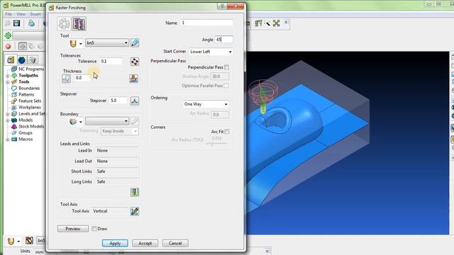 Powermill Tutorial | Delcam Powermill Tutorial | CNC | Part, 23