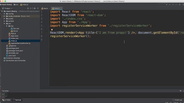 Блок 5. Теория. Компоненты React. Урок 1. Передача параметров в компонент. смотреть онлайн