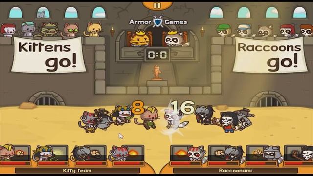 Ударный отряд котят Арена - игра #3 смотреть онлайн