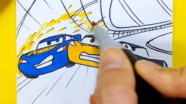 Endless Card . CARS 3 Drawing and Coloring Pages | Tim Tim TV