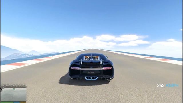 GTA 5 : BUGATTI CHIRON VS BUGATTI VEYRON CAR TOP SPEED TEST??? смотреть онлайн